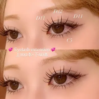 マツエク・マツパ 飯塚 亜衣のマツエク・マツパデザイン