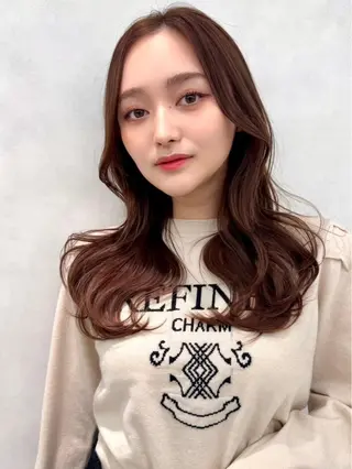 セミロング カラー メンズ特化🔥/ カットShion🪼のヘアスタイル