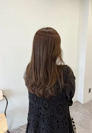 ロング 似合わせ/顔周り / レイヤーのヘアスタイル