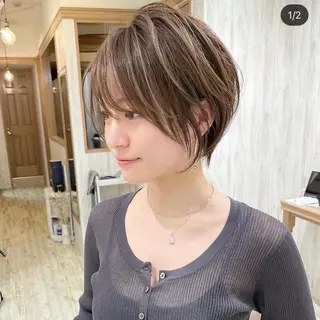 ショート 小野 明日香のヘアスタイル