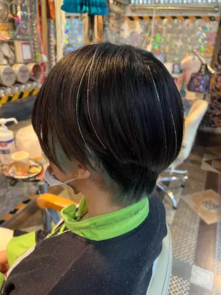 ショート カラー ヘアアレンジ キッズ Hair Salon ADNESS所属・KOYA ｺﾔのヘアスタイル