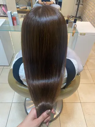 ロング カラー 竹添 有梨沙のヘアスタイル
