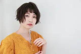 ショート カラー パーマ ヘアアレンジ 可愛いを作る神 ナオヒロのヘアスタイル