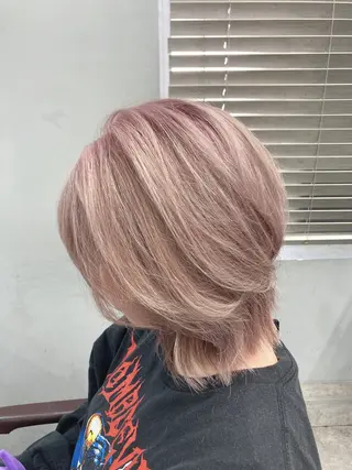 ショート カラー メンズ 🍎ハッシュカット× 髪質改善🍎カイトのヘアスタイル