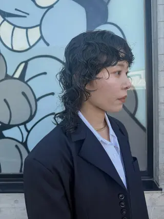 ミディアム デジタルパーマ/ ウェーブパーマ/神野のヘアスタイル