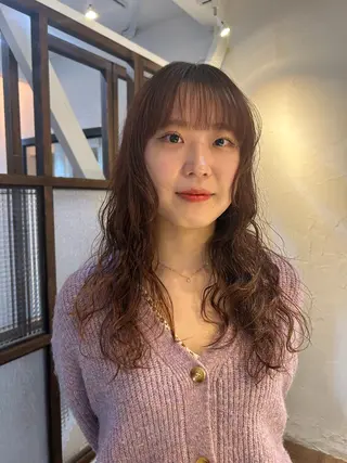 セミロング MOMOKA💫 YARD【学芸大学】のヘアスタイル