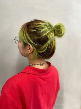 ミディアム カラー ヘアアレンジ mina 🌷のヘアスタイル