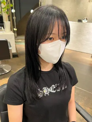 ロング パーマ ROBBY所属・松井美樹/似合わせ ガーリー・韓国のヘアスタイル