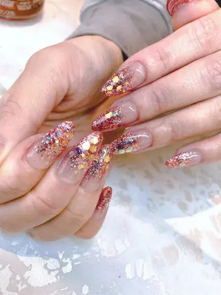 ネイル 長さだし専門店 M2 rikaのネイルデザイン