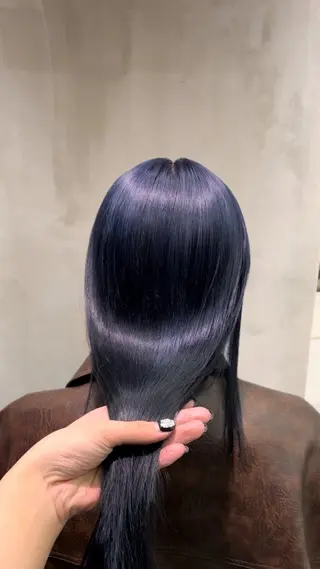 セミロング カラー 渋谷/ハイトーン/ プルエクステ/大和のヘアスタイル