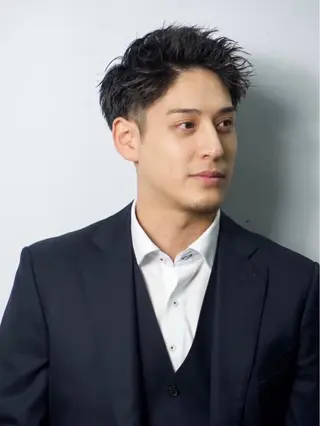 ショート メンズ 田中 瑠星のヘアスタイル