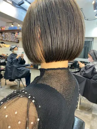 ショート ボブとパーマの達人 /美容室難民の方是非のヘアスタイル