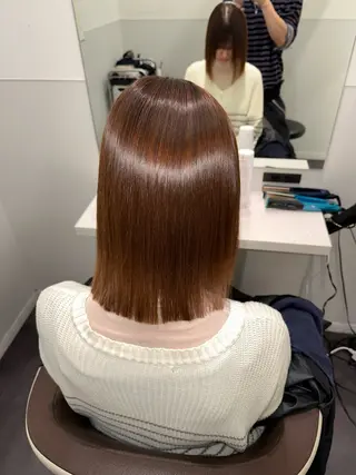 ミディアム Wisteria所属・美髪特化✨ 伊織✨縮毛矯正✨のヘアスタイル