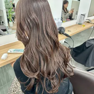 セミロング カラー ブリーチなし/レイヤ ー特化🌈Tommyのヘアスタイル