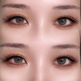 マツエク・マツパ ENNE Lash&Blow by&ERA所属・ENNE💎 Rikaのマツエク・マツパデザイン