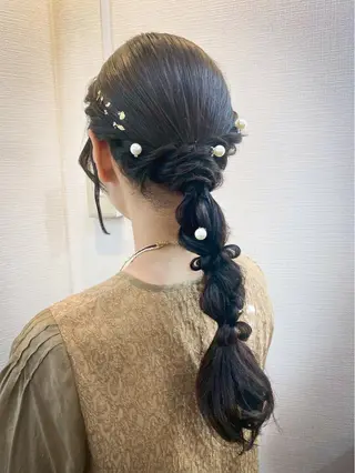 ヘアアレンジ iLuce所属・hair make もりした　ゆうのヘアスタイル