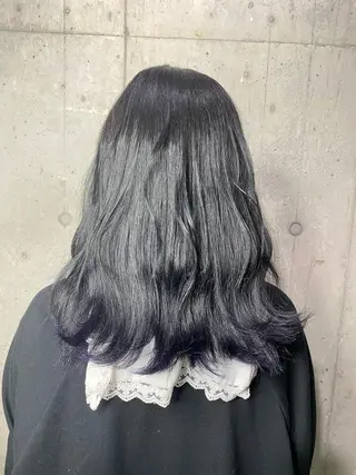 セミロング カラー メンズブリーチカラー /パーマ ごーた立川のヘアスタイル