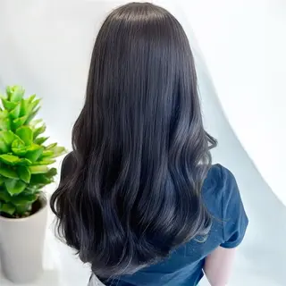 ロング カラー ヘアアレンジ 韓国ヘア/レイヤー 顔周りカット/ユキナのヘアスタイル