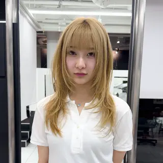 ミディアム レイヤーカット/ 堀匠吾のヘアスタイル