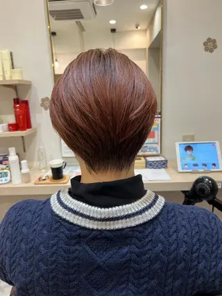 ショート カラー 三好 聡玄のヘアスタイル