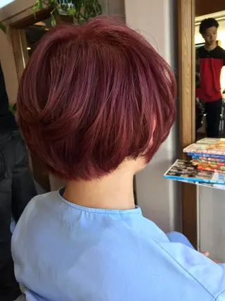 ショート ミディアム カラー メンズ 原宿サロン代表 デザインカラー伊藤卓のヘアスタイル