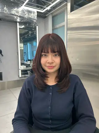 ミディアム 銀座/韓国ヘア🤍 レイヤーAYUMIのヘアスタイル