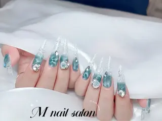 ネイル M🌷nail 長さだし専門店のネイルデザイン
