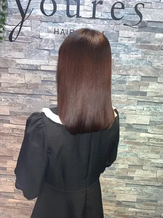 セミロング ❣️髪質改善特化❣️ カモアオイのヘアスタイル