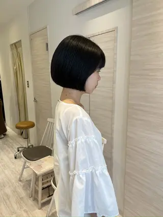 ショート カラー Chiho / 梅田 / ボブ/ パーマのヘアスタイル