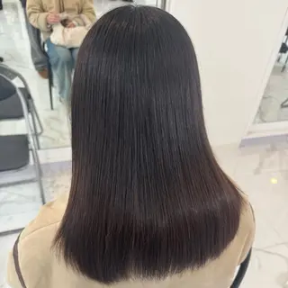 セミロング 姫奈/梅田 /透明感カラー🐣のヘアスタイル