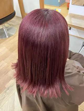 セミロング カラー THREE noon所属・田中 きこのヘアスタイル