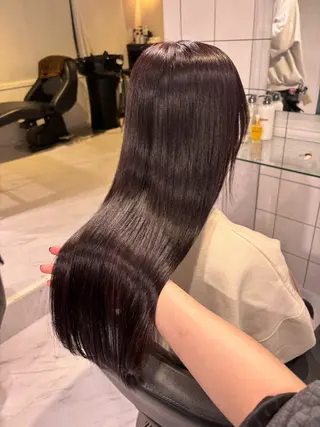 ロング カラー 表参道♡暗髪^ྀི 艶カラー♡アユミのヘアスタイル