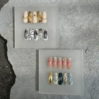 ネイル Aya W【放出店】のネイルデザイン