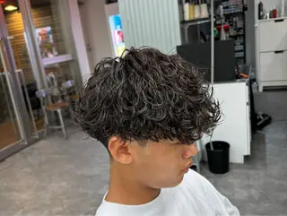 ショート カラー パーマ メンズ 🔥メンズパーマ特化 🔥店長中村雄樹のヘアスタイル