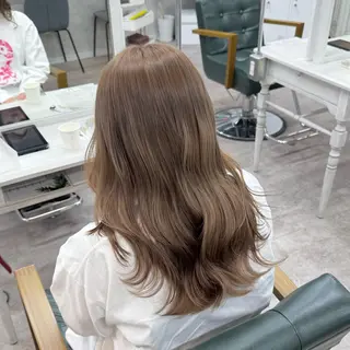 ロング カラー JUNSHIN🦋 ヘアセット／カラーのヘアスタイル