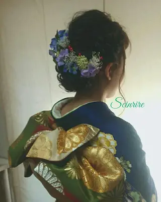 ヘアアレンジ scinrire サンリールのマツエク・マツパデザイン