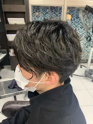 パーマ メンズ エクステ＆艶カラー 🎀YURINA🎀のヘアスタイル