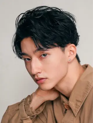 ショート パーマ メンズ fifthパーマ特化 ユウリのヘアスタイル