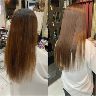 ロング パーマ トップスタイリスト 小澤純一のヘアスタイル