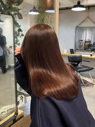 セミロング カラー lomalia ayuのヘアスタイル