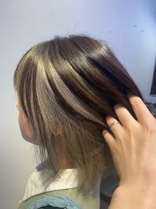 ミディアム カラー AMRITA所属・men'sｶｯﾄ ﾊﾟｰﾏ🫧ｼｵﾝのヘアスタイル