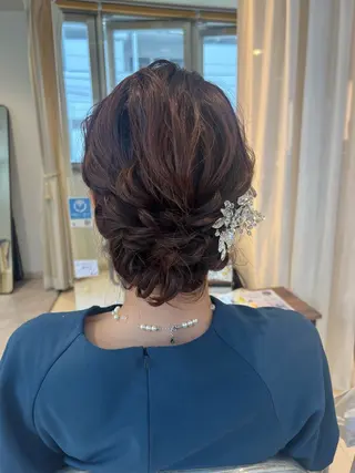 セミロング ヘアアレンジ 美髪矯正/髪質改善/ 艶髪🤍伊藤梨紗のヘアスタイル