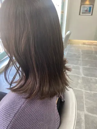 ミディアム カラー ヘアアレンジ SALOWIN恵比寿所属・ヘッドスパで脳を 整える✨chacoのヘアスタイル