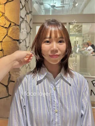 ミディアム behive  駅前店所属・菊地 桃花のヘアスタイル