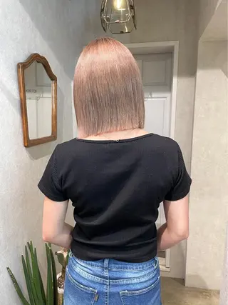 ショート 髪質改善&艶カラー/ ほんだあみ (♡)のヘアスタイル