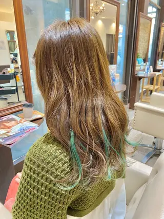 ロング カラー おおつか せいやのヘアスタイル