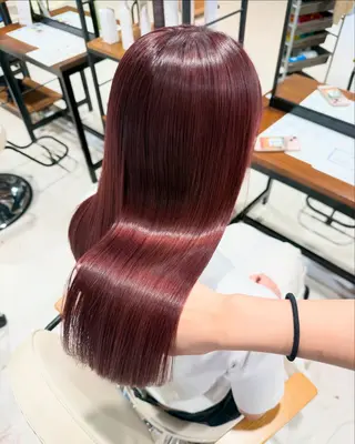 セミロング カラー amoretto 天文館🦋愛華のヘアスタイル