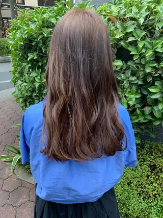 ロング 韓国風ヘア♡ runaのヘアスタイル