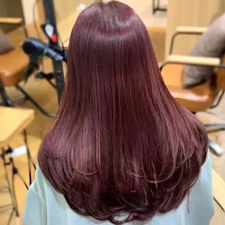 セミロング カラー ヘアアレンジ i.+omotesando所属・🪞レイヤー/暖色カ ラー🧸mai🎀のヘアスタイル