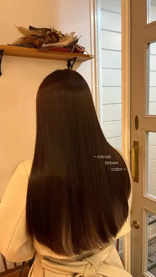 ロング カラー 🐻艶髪ヘア/韓国風 /隈河🐻のヘアスタイル